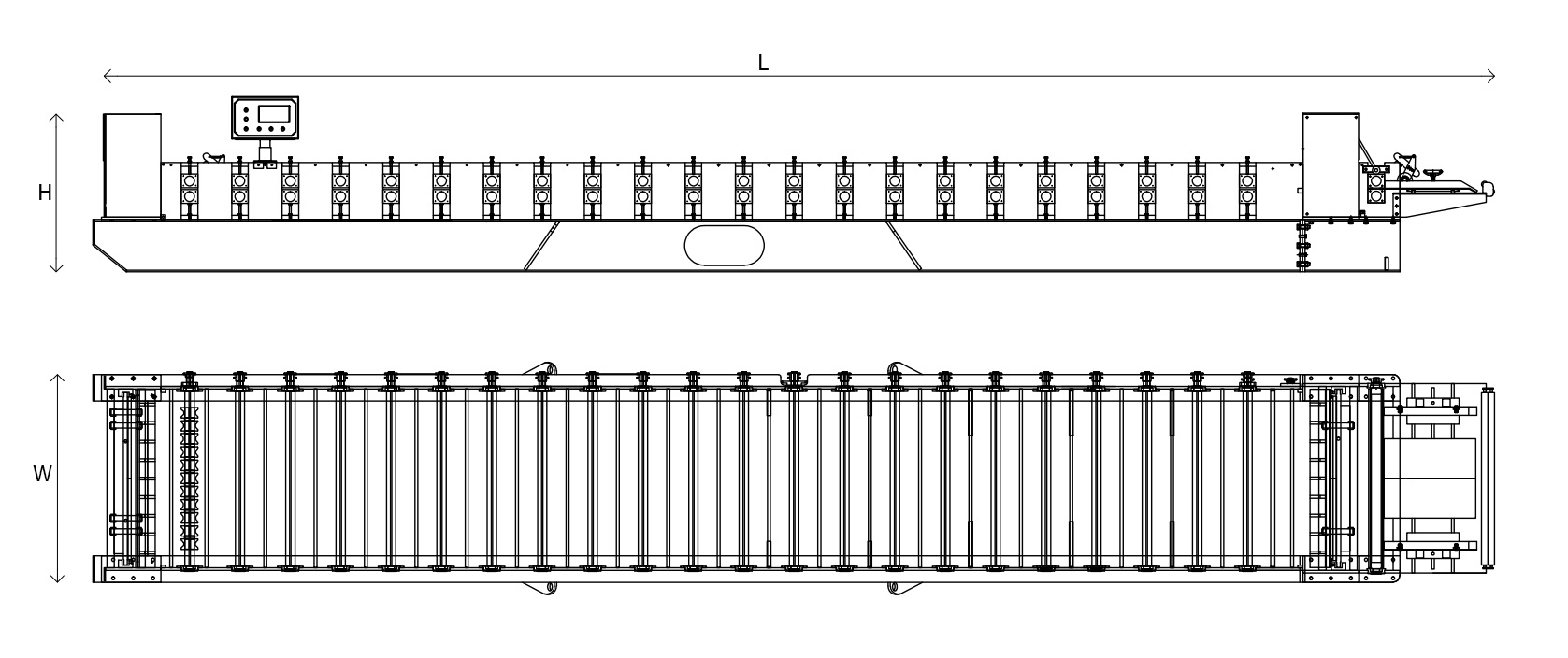 Mesin Roll Forming untuk suku cadang kendaraan