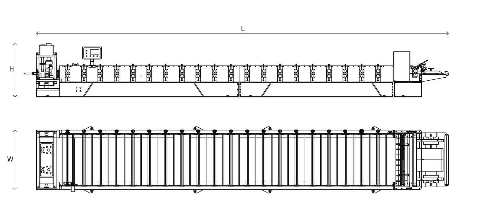 Super High Speed Step Tile Roofing Roll Forming Machine